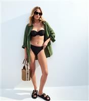 Women's Mix and Match Black Hipster Bikini Bottoms New Look