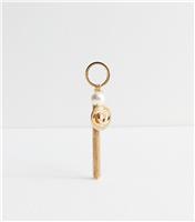 Gold Tone Tassel Bag Charm New Look