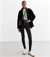 Women's Tall Stay Black Lift & Shape Skinny Jeans New Look