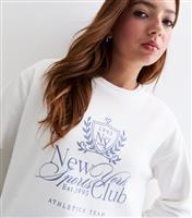 Girls' Off White New York Sports Club Sweatshirt New Look