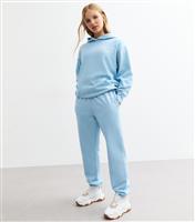 Girls' Blue Focus On The Good Joggers New Look