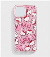 x Hello Kitty Pink Bow iPhone Case Skinnydip New Look