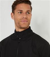 Men's Black Showerproof Harrington Jacket Threadbare New Look