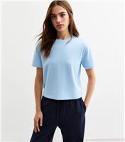 Women's Blue Boxy Fit T-Shirt New Look
