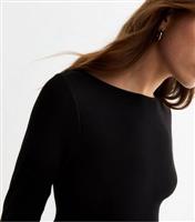 Women's Black Bubble Hem Skirt Mini Dress New Look