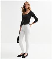 Women's White Lift & Shape Emilee Jeggings New Look