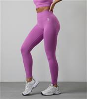 Women's Bright Pink Logo Print Leggings Gym King New Look