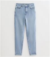 Women's Tall Blue Tori Mom Jeans New Look