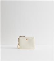 White Faux Leather Purse New Look