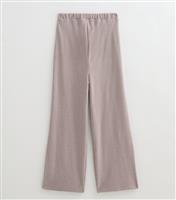 Women's Maternity Mink Soft Touch Wide Leg Trousers New Look