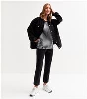 Women's Maternity Black Hannah Straight Leg Jeans New Look