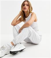 Women's Light Grey Cuffed Joggers New Look