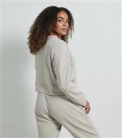 Women's by Zara McDermott Stone Chunky Knit Joggers Rise New Look