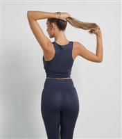 Women's by Zara McDermott Navy Cross Over Leggings Rise New Look