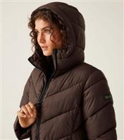 Women's Brown Hooded Tiered Jacket Regatta New Look