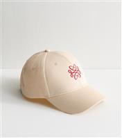 Stone Emblem Embroidered Cap New Look