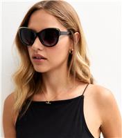 Black Cat Eye Sunglasses New Look