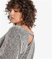 Women's Plus Size Black Boucle Cocoon Mini Dress Curves Apricot New Look