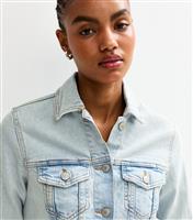 Women's Tall Light Blue Denim Jacket New Look