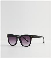 Black Oversized Sunglasses New Look