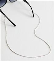 Silver Diamant Sunglasses Chain New Look