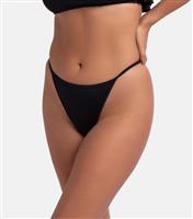 Women's Black Tanga Bikini Briefs Dorina New Look