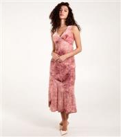 Women's Pink Sleeveless Maxi Dress Blue Vanilla New Look