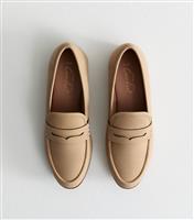 Women's Off White Strap Detail Almond Toe Loafers New Look