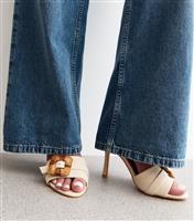 Women's Pale Pink Andria Backless Sandals Public Desire New Look