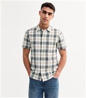 Men's Black Regular Checked Shirt New Look