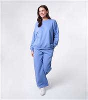Women's Blue Diamante Embellished Jogger Set Blue Vanilla New Look