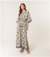 Women's Multicolour Kimono Dress Blue Vanilla New Look