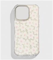 Cream Flower Print iPhone Case Skinnydip New Look