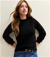 Women's Black Crew Neck Jumper New Look