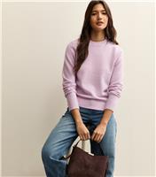 Women's Lilac Crew Neck Jumper New Look