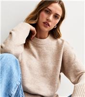 Women's Mink Crew Neck Jumper New Look