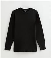 Women's Tall Black Knit Side Split Jumper New Look