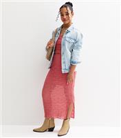 Girls' Pink Lace Maxi Skirt New Look
