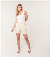 Women's Stone Pleated Shorts Blue Vanilla New Look