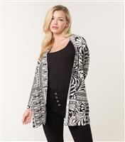 Women's Black Abstract Print Shirt Blue Vanilla New Look