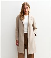 Women's Mink Unlined Tailored Coat New Look