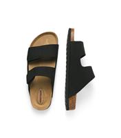 Men's Black Double Strap Sandals Jack & Jones New Look