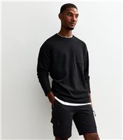 Men's Black Relaxed Fit Cargo Shorts Jack & Jones New Look
