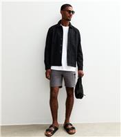 Men's Dark Grey Relaxed Fit Cargo Shorts Jack & Jones New Look