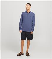 Men's Black Oversized Jogger Shorts Jack & Jones New Look