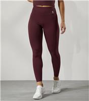 Women's 365 Burgundy High Waist Leggings Gym King New Look