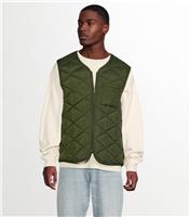 Men's Green Regular Fit Quilted Patch Pocket Gilet New Look