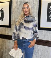 Women's AX Pair Multicoloured Marble Print Long Sleeve Blouse AX Paris New Look