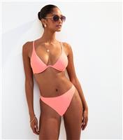 Women's Light Pink Hipster Bikini Briefs New Look