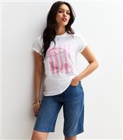 Women's White Deck Chair Print Relaxed T-Shirt New Look